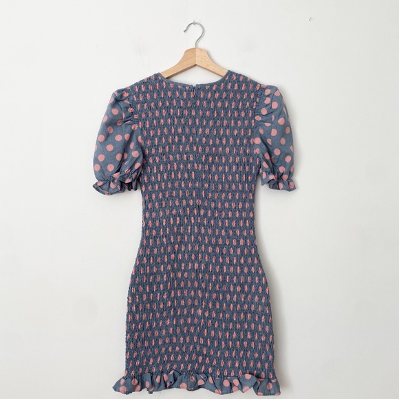 Anthropologie free the roses smocked polka dot dress - Picture 5 of 5